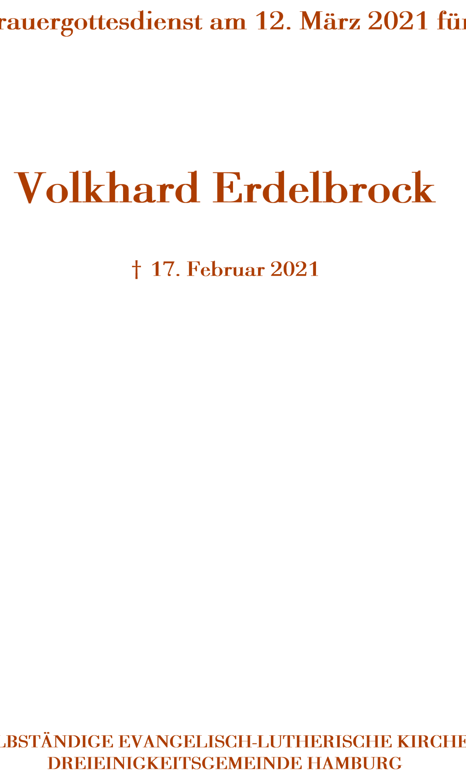 Trauerfeier Volkhard Erdelbrock_Ablauf